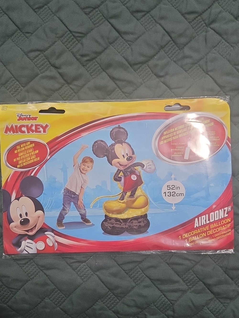 2 Mickey Mouse Airloonz Balloons